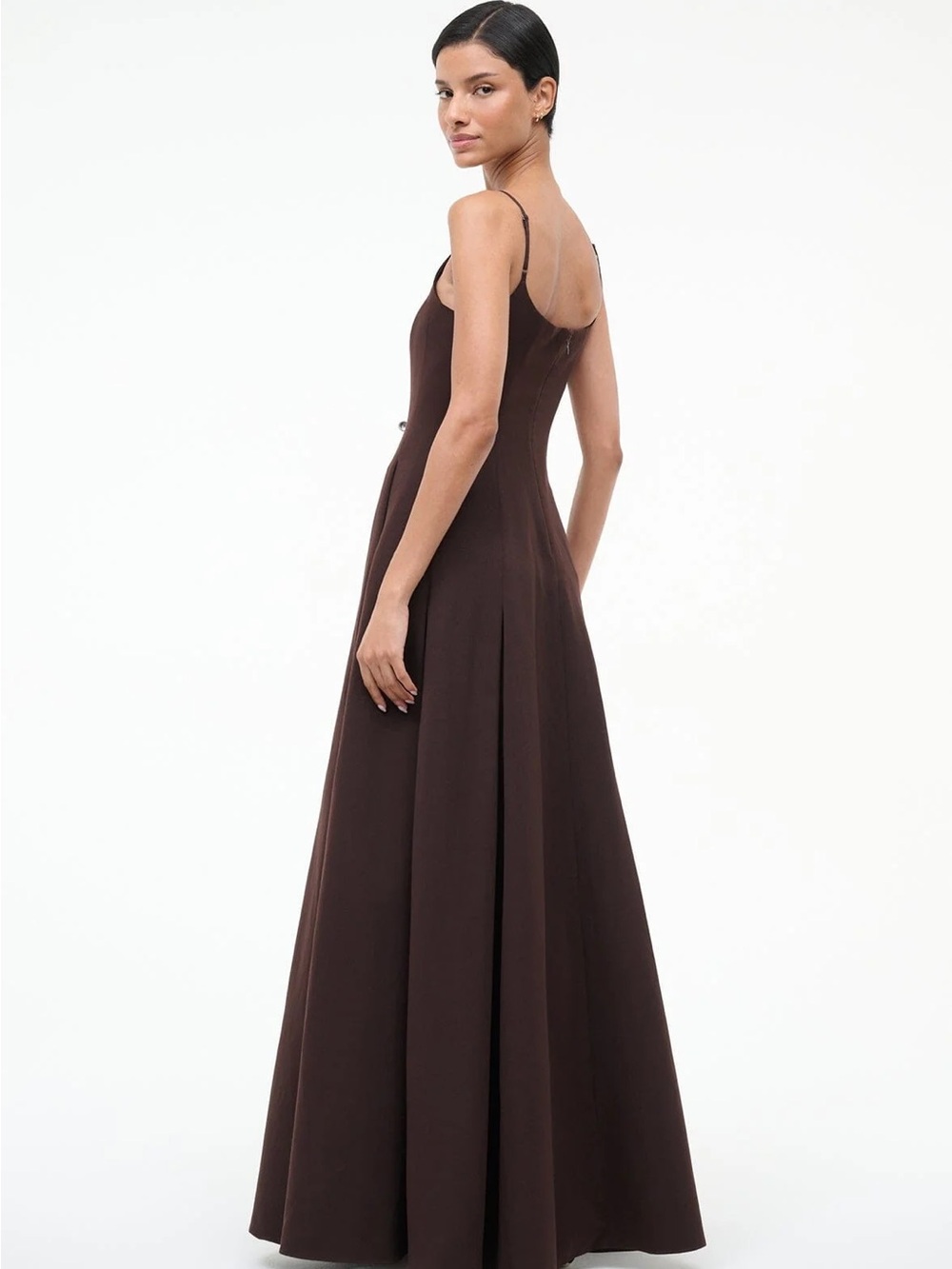 STAUD Brown Joy Maxi Dress Earth - Picture 3 of 5